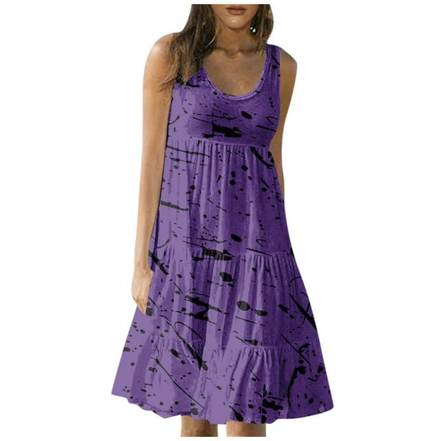 TBKOMH Womens Summer Dresses for 2024, 2024 Summer Casual Party Beach