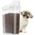 thumbnail image 1 of TBMax Dog Food Storage Container 5-7 lbs, Airtight Cat Food Container with Large Spout & Measuring Cup, Portable Pet Food Storage Dispenser for Small Animal Kibble Storage, Bird Seed Container, 1 of 7