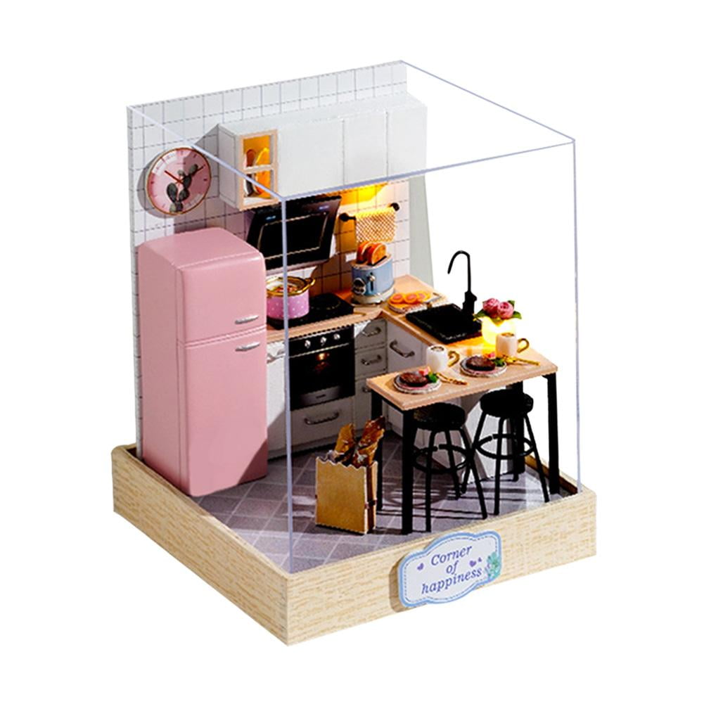 DIY Doll House Miniature Furniture Kit Educational Dominican