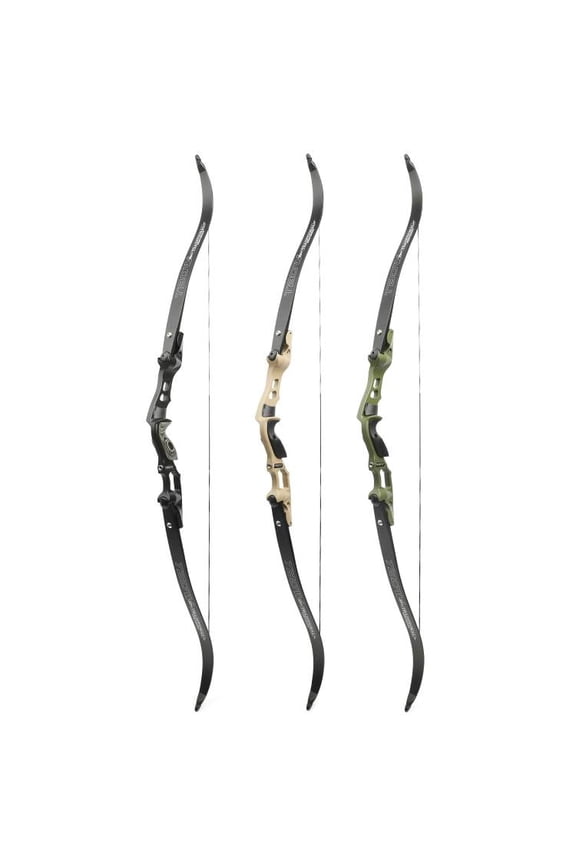 62" ILF Traditional Hunting Recurve Bow 25-60 lbs @19H