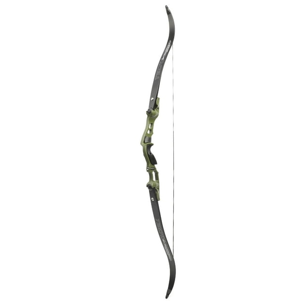 TBOW 62" ILF Traditional Hunting Recurve Bow, Right Hand, 2560 lbs at