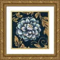 thumbnail image 1 of TBS 12x12 Gold Ornate Wood Framed with Double Matting Museum Art Print Titled - Gold Tip Floral 1, 1 of 4