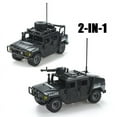 thumbnail image 1 of TBS Assault Team Military Hummer Jeep Armored Vehicle Building Block Model Army Mini Soldier Transport Chariot Toys Kit Gift, 1 of 9