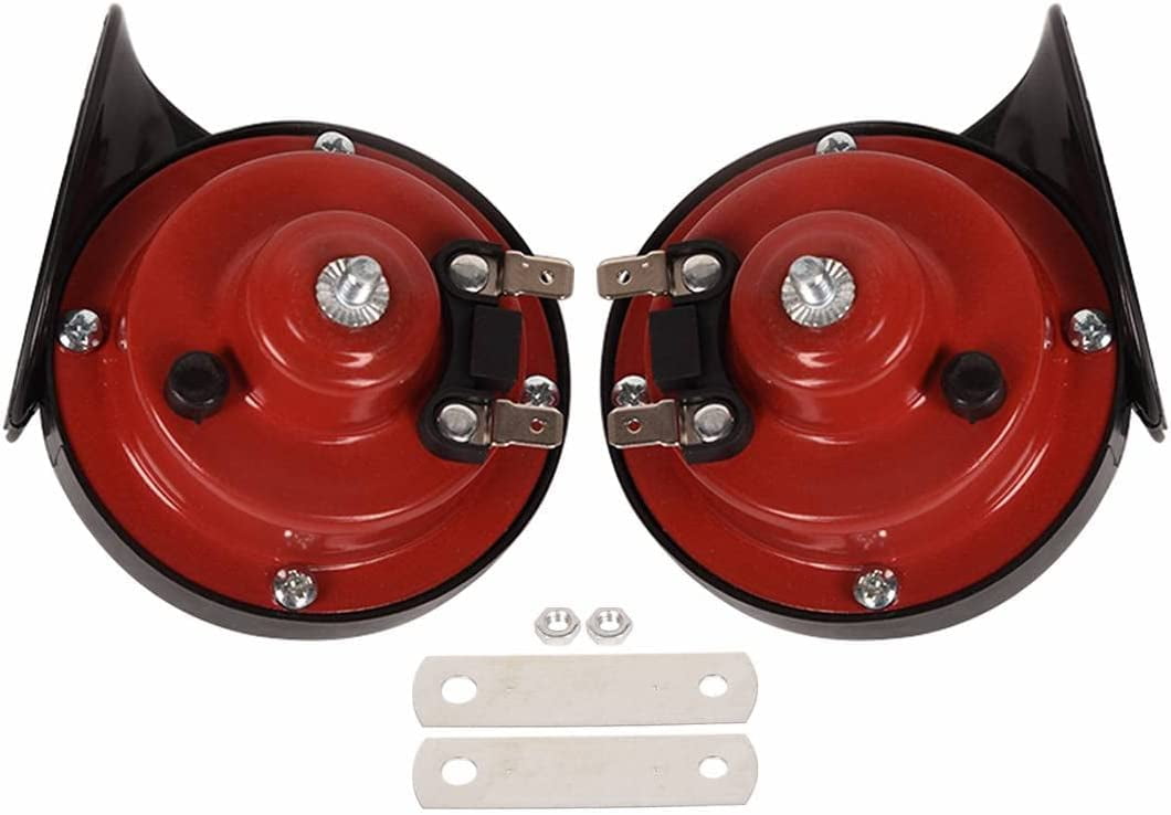 TBVBVYU 2PCS 300DB Super Train Horn for Trucks Car Boat Motorcycle Electric Air Horn 12V