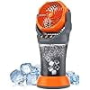 thumbnail image 1 of TBVBVYU Portable Misting Fan with RGB Ambient Light- 2L Water Tank, 4 Speeds & Spray Mist Fan, 30000mAh Rechargeable Misting Fans for Outdoor/Indoor Fans for Camping, Patio, Garden, Grey-Orange, 1 of 8