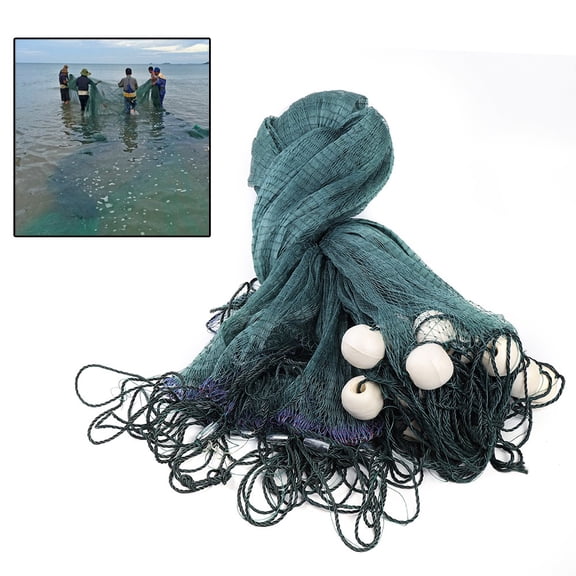 TBVECHI 10x65FT Drag Net Beach Seine Bait Seine Mesh Fish Net Fishing Polyethylene Net Hand Made Double Knotted