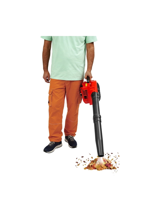 25.4cc 2-Stroke Gas Powered Leaf Blower Handheld Gas Leaf Blower Snow Blowing Machine For Lawn Care Cleaning