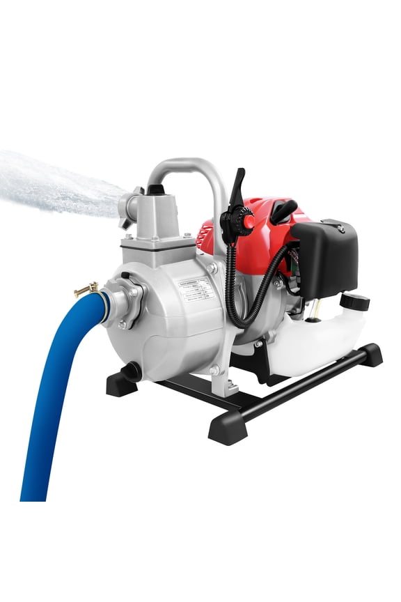 43CC 2-Stroke 1.7HP Water Pump Water Transfer Pump Portable Gasoline Water Pump For Garden Farm Irrigation Sprinkler