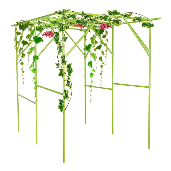 TBVECHI Grape Vine Trelli Metal Plant Support Rack Trellises Garden Trellis for Climbing Plants Vegetables Fruits 4.92*6.56 ft