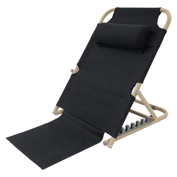 TBVECHI Lifting Bed Backrest with Headrest Portable Folding 7 Gears Adjustable Sit up Back Rest 330lbs Capacity