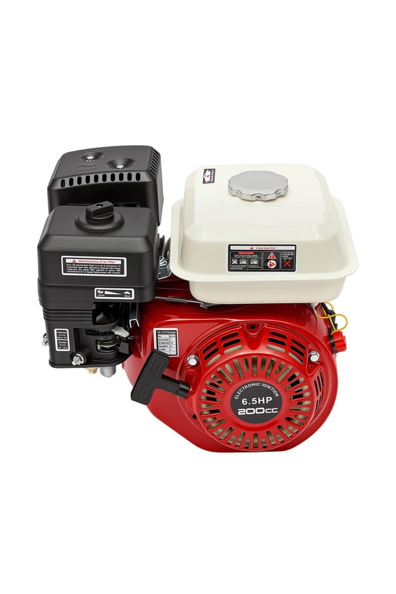 Petrol Engine 6.5HP 4-strokes, Single Cylinder, Air-cooled Gas Engine Motor 3600rpm 200cc Pull Start 20mm Shaft