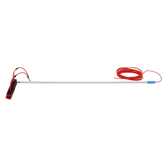 TBVECHI Solar Panel Cleaner with 13.78in Cleaning Brush & 29.53ft Pole Outdoor Window Cleaning Water-Fed Rod Kit