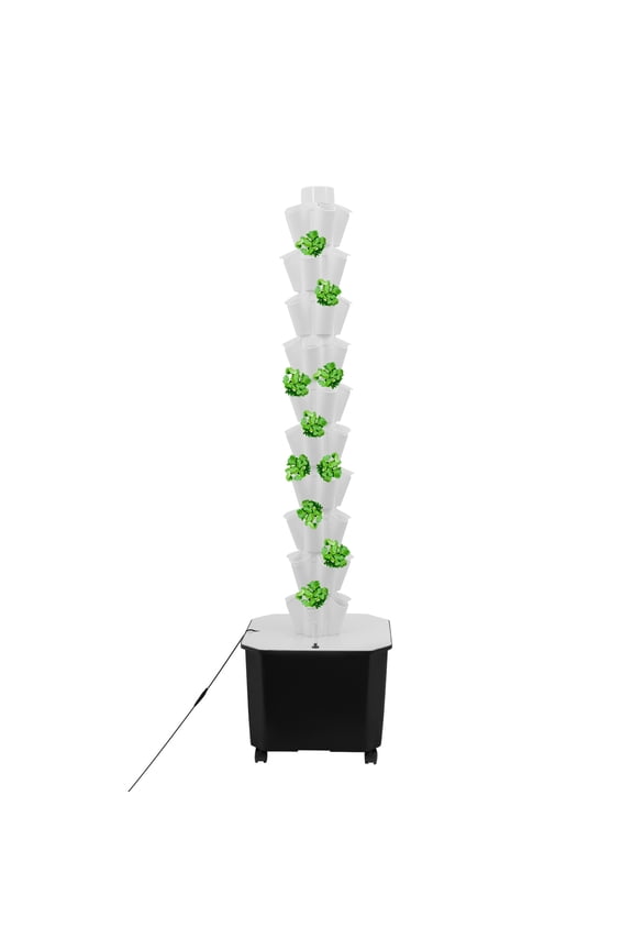 Vertical Hydroponics Growing Kit 50-Hole Mobile Hydroponic Growing System For Vegetables