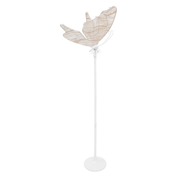 Wedding Butterfly Floor Lamp Creative Ceiling Hanging & Standing LED Ambient Light Decoration Light 23.6*57.5-70.1in