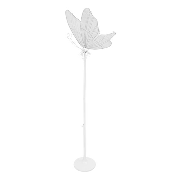 TBVECHI Wedding Butterfly Floor Lamp Creative Ceiling Hanging & Standing LED Ambient Light Decoration Light 23.6*57.5-70.1in