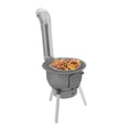 thumbnail image 1 of TBVECHI Wood Burning Stove for Outdoor Cooking Windproof Wood Camping Stove Barbecue Firewood Stove with 3 Stove Rings, 1 of 18