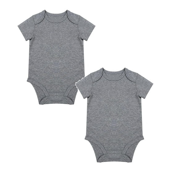 TBWNWG 0-3 Months Baby Boy Clothes Unisex Babies' Short Sleeve Bodysuit,Pack of 2