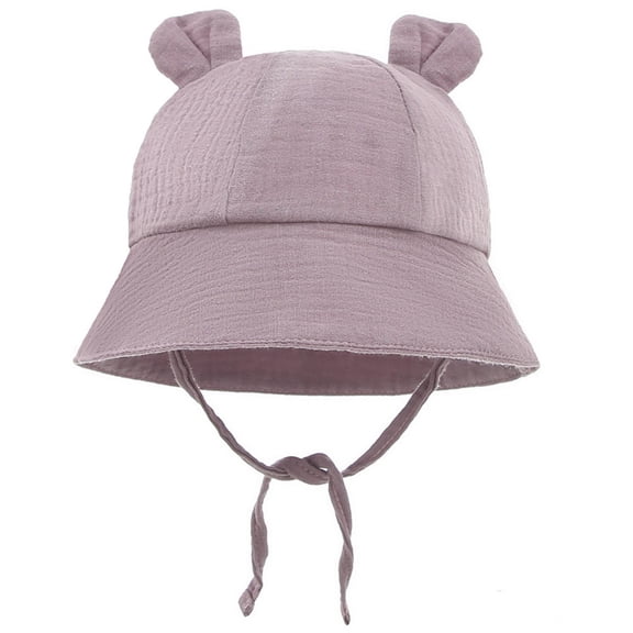 TBWNWG Adjustable Baby Sun Hat with UPF 50+ for Toddler Outdoor Beach Playground Summer Lightweight Breathable Fisherman Cap,Sizes 3-12 Months