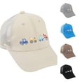 thumbnail image 1 of TBWNWG Adorable Kids Baseball Cap Cartoon Car Print Sun Mesh Adjustable Toddler Hat for Boys Girls Outdoor Play,Size 2-8 Years, 1 of 4