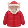 thumbnail image 1 of TBWNWG Baby Girls' Clothing Winter Girls Coat Hooded Jacket for Toddlers Warm Windproof Outwear,Size 18-24 Months, 1 of 3