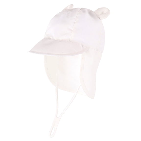 TBWNWG Baby Sun Hat 6-12 Months,UPF 50+ Wide Rigid Brim 2025 New Solid Color Baby Cute Ear Hat Adjustable Beach Hat