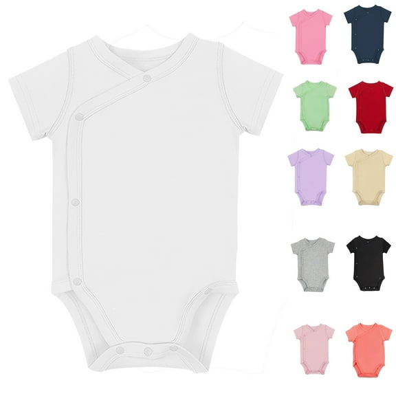 TBWNWG Baby Shower Gifts Unisex Baby Solid Baby Bodysuit,Size 9-12 Months