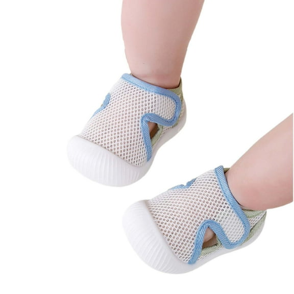 TBWNWG Baby Sneakers Breathable Mesh Soft Sole Shoes for Learning to Walk for Everyday Use and Activities for Boys and Girls,Size 0-10 Months