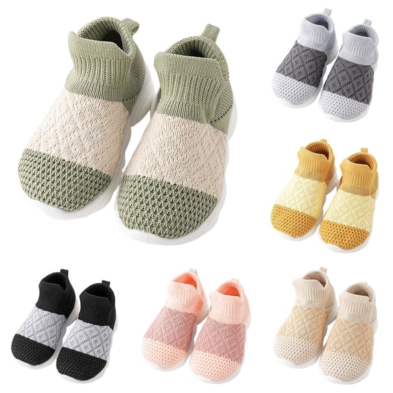 TBWNWG Baby Sneakers First Soft Sole Breathable Walking Shoes Boys Girls Daily Casual Wear Toddler Lightweight On Mesh Wide Toe Unisex