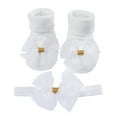 thumbnail image 1 of TBWNWG Baby Socks with Non- Sole and Matching Hair Bow for Toddlers and Young Girls,Sizes 0 Months, 1 of 7