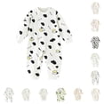 thumbnail image 1 of TBWNWG Boys Floral Print Ruffle Bodysuit Swimsuit With Removable Padded Bralette And High Waist Bottoms for Beach,Sizes 0-3 Months, 1 of 3
