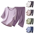 thumbnail image 1 of TBWNWG Boys Sleepwear Pajama Set for Kids - Short Sleeve Loungewear Comfortable Fabric Summer Outfit for Children - Soft and Breathable Homewear,Sizes 12-13 Years, 1 of 4