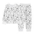 thumbnail image 1 of TBWNWG Boys Sleepwear Robes Comfortable Long Sleeve Pajamas Set for Home Relaxation DIY Halloween Print for Ages 2-10 Everyday,Size 4-5 Years, 1 of 3