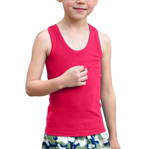 TBWNWG Boys Thin Layering Tank Top Undershirt Sleeveless Shirt For Toddlers Kids Summer Casual Wear,Sizes 9-10 Years