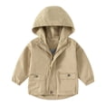 thumbnail image 1 of TBWNWG Boys Windbreaker Jacket Lightweight Hooded Zipper Coat Casual School Outdoor Jacket for Boys Age 2 to 13 - for Everyday Use,Size 6-7 Years, 1 of 8