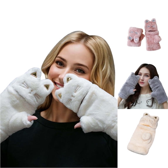 TBWNWG Children’s Winter With Wool Thickened Windproof Warm Cute Cartoon Students,One Size
