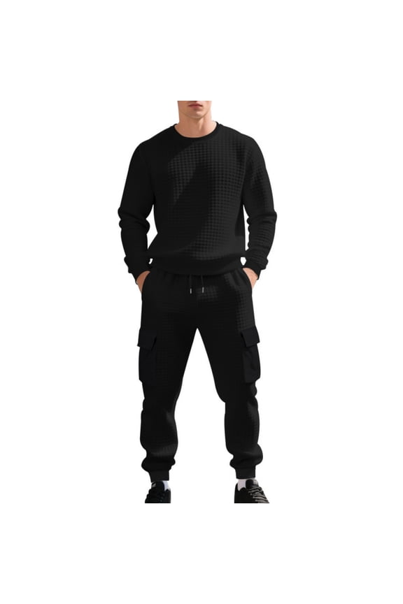 TBWNWG Classic Business Formal Men's Suits Tailored Slim Fit Wedding Occasion Jacket And Pants Set With Comfortable Stretch Fabric,Size L