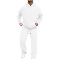 thumbnail image 1 of TBWNWG Classic Formal Men's Suit Solid Color Business Attire with Trousers for Wedding Events,Size M, 1 of 4