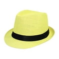 thumbnail image 1 of TBWNWG Classic Short Brim Straw Sun Hat for Kids Boys Girls Summer Casual Outdoor Beach Wear,Sizes One Size, 1 of 1