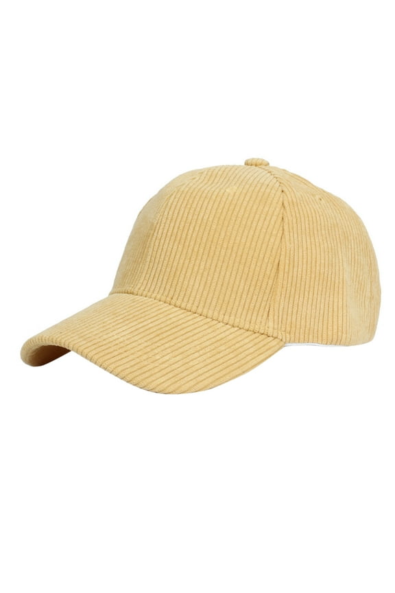 Corduroy Baseball Cap for Men and Women Cozy Sports Hat Outdoor Adventure Travel Enthusiast,Size One Size