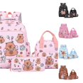 thumbnail image 1 of TBWNWG Cute Students Backpack Lightweight School Bag for Bookbag with Adjustable Straps Elementary Students Travel Daypack, 1 of 9