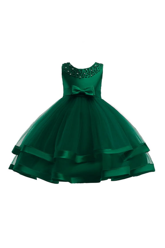 Flower Girl Dresses for Wedding Girls Flower Dresses For Wedding Party Pageant Princess Dress,Size 8-9 Years