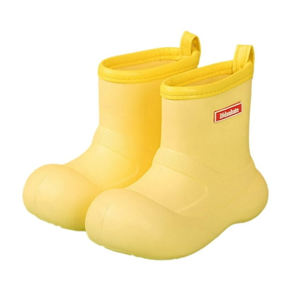 TBWNWG Girls Boots Mid Calf Kids Booties Lightweight Soft Sole Comfortable Casual Footwear for Toddlers and Little Girls for Everyday and Rainy Seasons,Sizes 3-3.5 Years