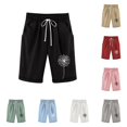 thumbnail image 1 of TBWNWG Girls Casual Elastic Waist Shorts with Pockets Comfy Lightweight Solid Summer Wear,Sizes 12-13 Years, 1 of 4