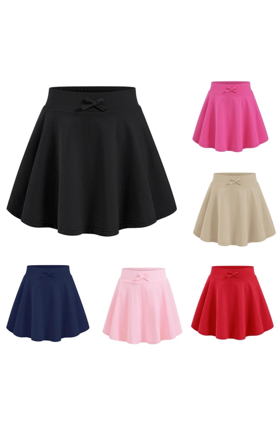 Girls Casual Sports Skirt for Tween and Comfortably Stretchy Waistband Playwear Ideal for Everyday Campus Outdoor Activities