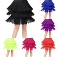 thumbnail image 1 of TBWNWG Girls Dresses | Kids Girls Tassel Dance Skirt Latin Ballroom Layered Fringe Dancewear,Size 12-13 Years, 1 of 5