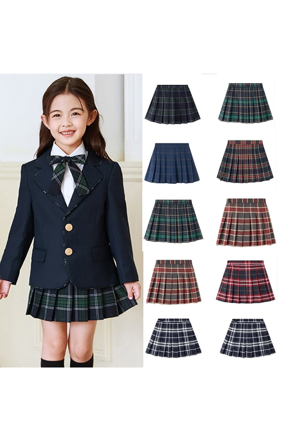 Girls Dresses Summer Skirt Casual Pleated Design for Comfortable School Daily Wear Toddler Outfits - for Everyday and Outdoor Activities,Size 6-7 Years