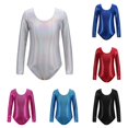 thumbnail image 1 of TBWNWG Girls Gymnastics Leotard Long Sleeve Fitness Outfit Unitard Dance Clothing Leotard Bodysuit, 1 of 3
