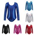 thumbnail image 1 of TBWNWG Girls Gymnastics Leotard Long Sleeve Fitness Outfit Unitard Dance Clothing Leotard Bodysuit, 1 of 3