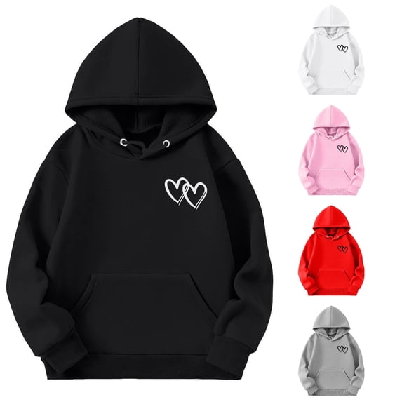 TBWNWG Girls Hoodie Long Sleeve Soft Sweatshirt Graphic Hoody Kids Cute Pullovers Top Clothes for Girls,Size 13-14 Years