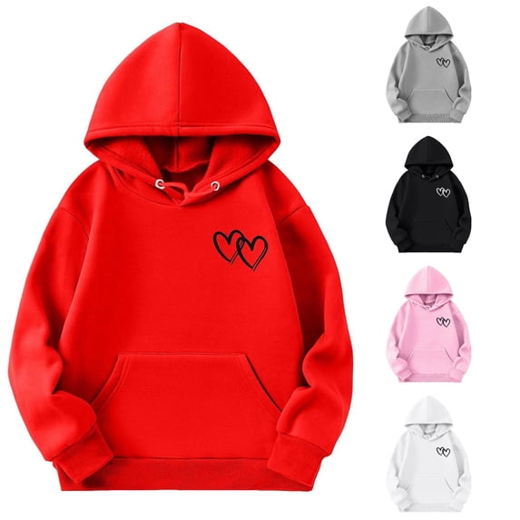 TBWNWG Girls Hoodie Long Sleeve Soft Sweatshirt Graphic Hoody Kids Cute Pullovers Top Clothes for Girls,Sizes 7-8 Years